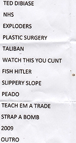 Ted DiBiase & the Million Dollar Punk Band - Davee Wild Memorial Weekend : The Maidens Head, Canterbury, Kent 8.2.15